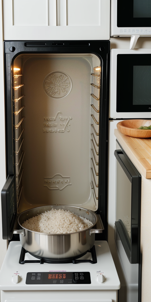 how long to cook rice in oven at 350