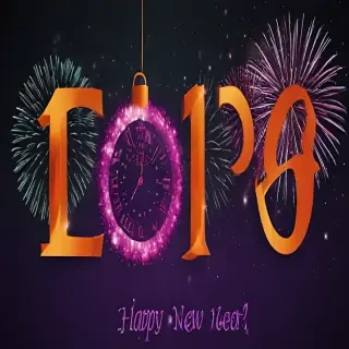 happy new year desktop background
