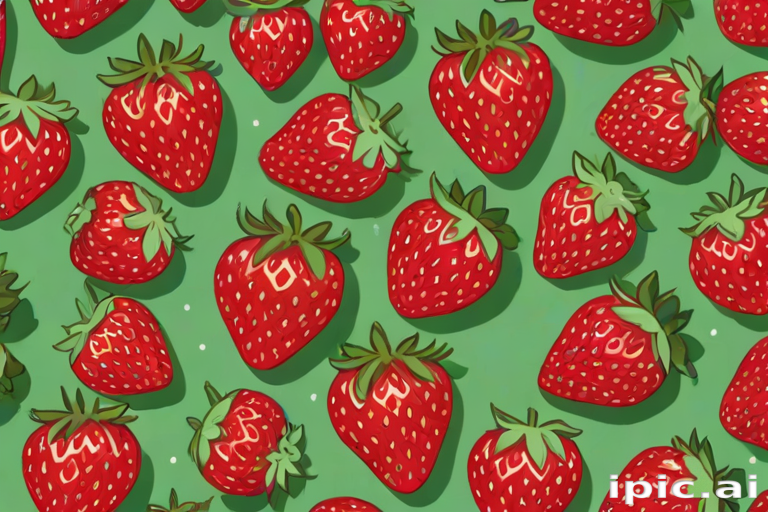 strawberry background aesthetic
