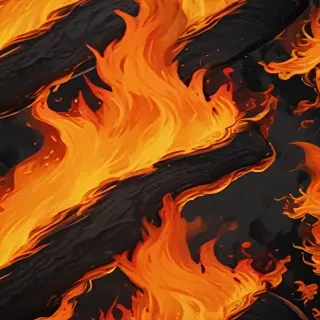 background on fire