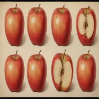 drawings of apples