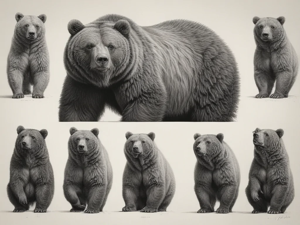 drawings of bears