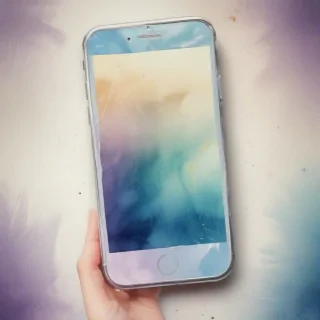 watercolor phone background
