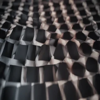 black checkered background