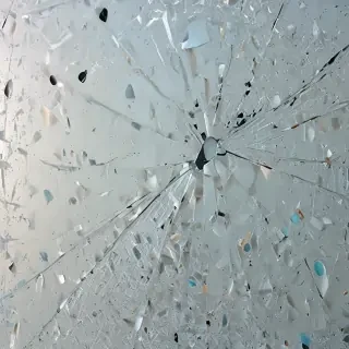 broken glass texture
