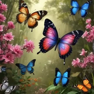 beautiful butterflies wallpaper