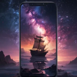 iphone galaxy wallpaper