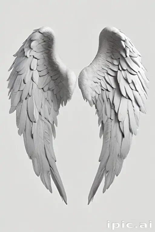 realistic angel wings png