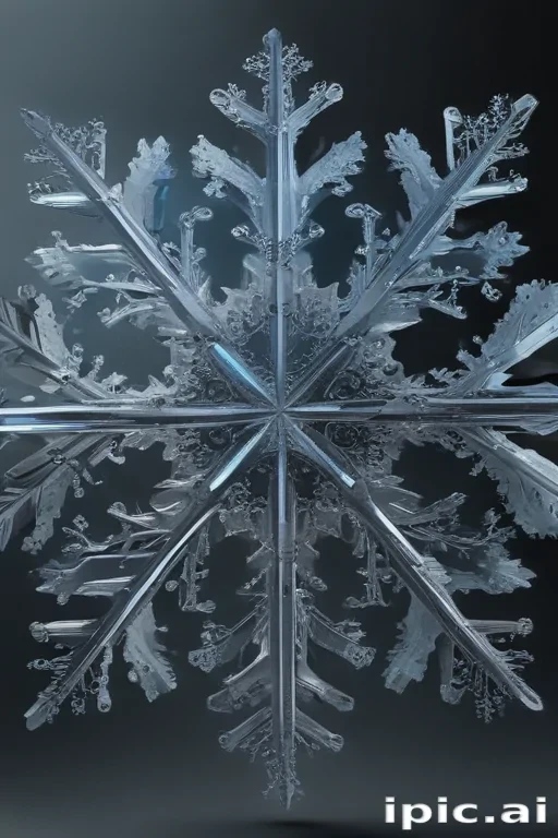 transparent snowflake
