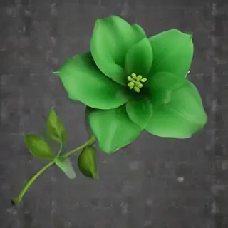 green flower png