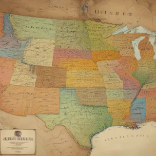 united states map with state names