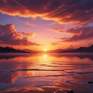 sunset aesthetic wallpaper