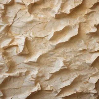 wrinkled paper overlay