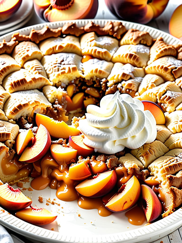 recipe for cake mix peach cobbler