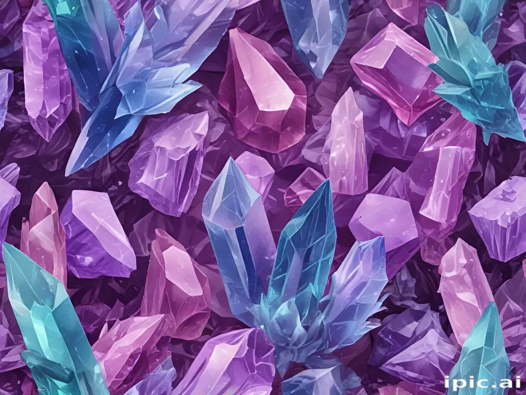 crystals background
