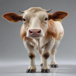 transparent cow