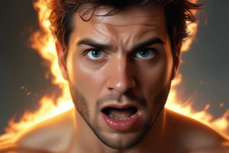 shocked man