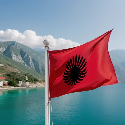 albania flag