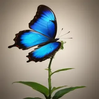blue morpho butterfly