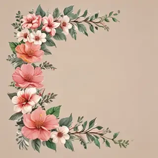 floral border png