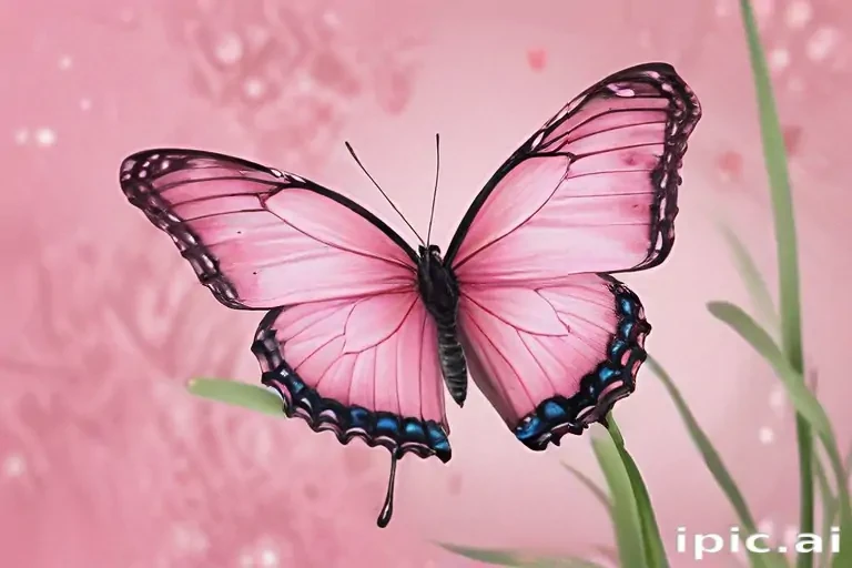 pink butterfly images