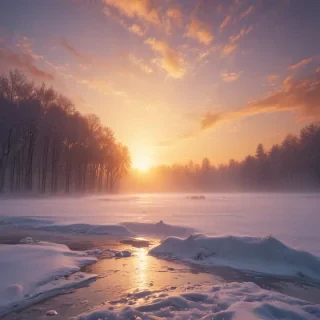 january background