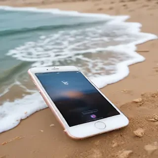 iphone beach