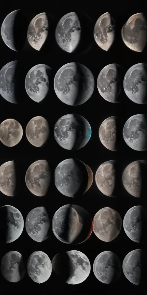 moon phases png