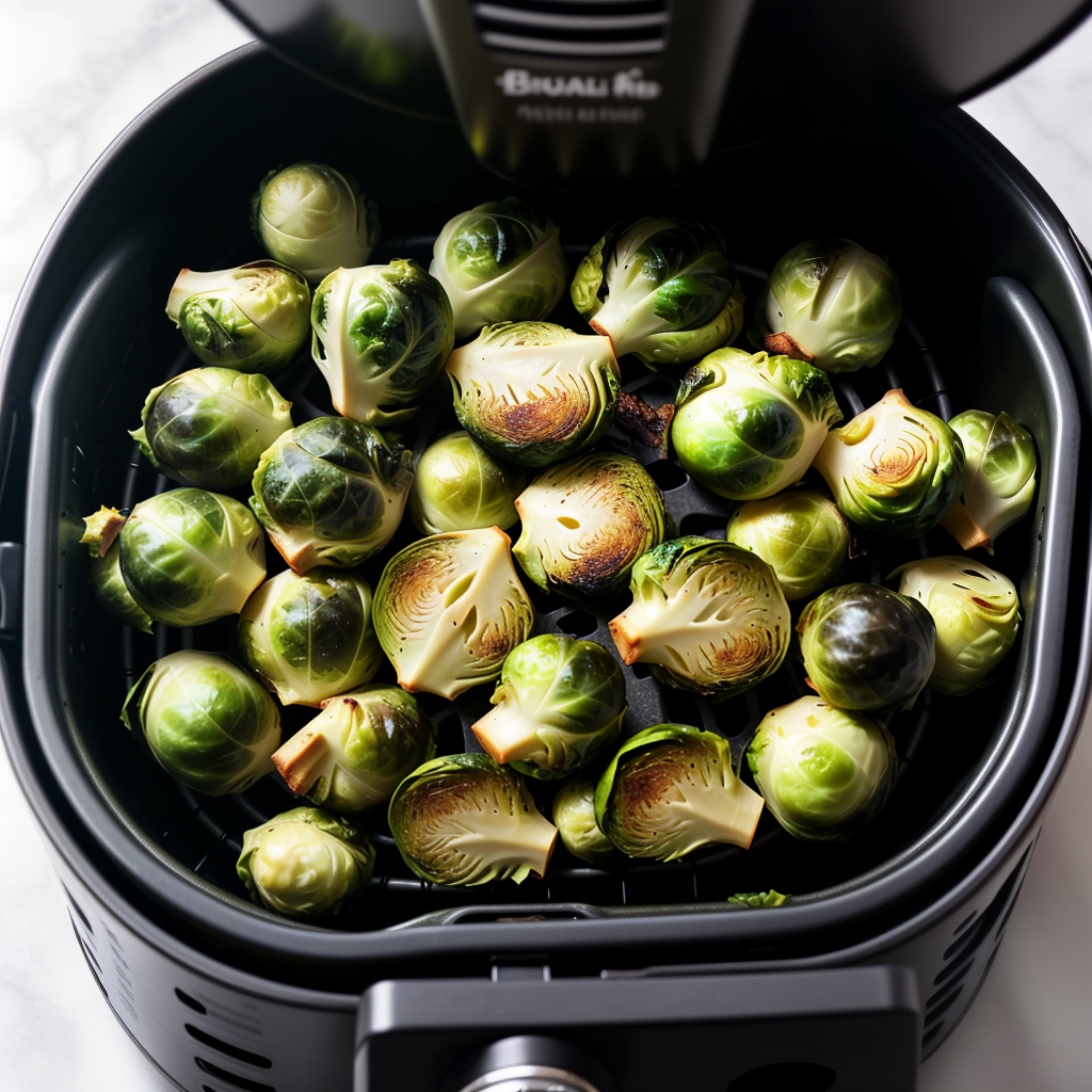 smashed brussel sprouts air fryer
