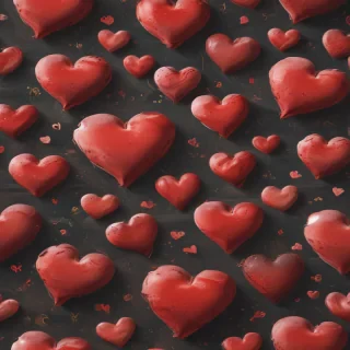 aesthetic hearts wallpaper