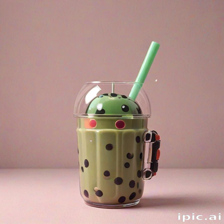 aesthetic cute boba wallpaper