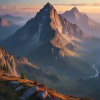 aesthetic mountain wallpaper