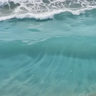 waves transparent