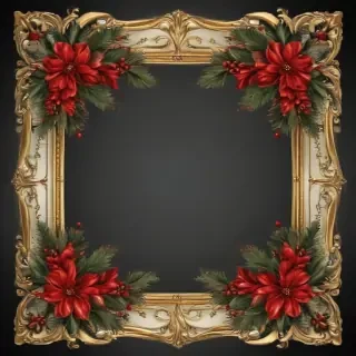 christmas frame clip art