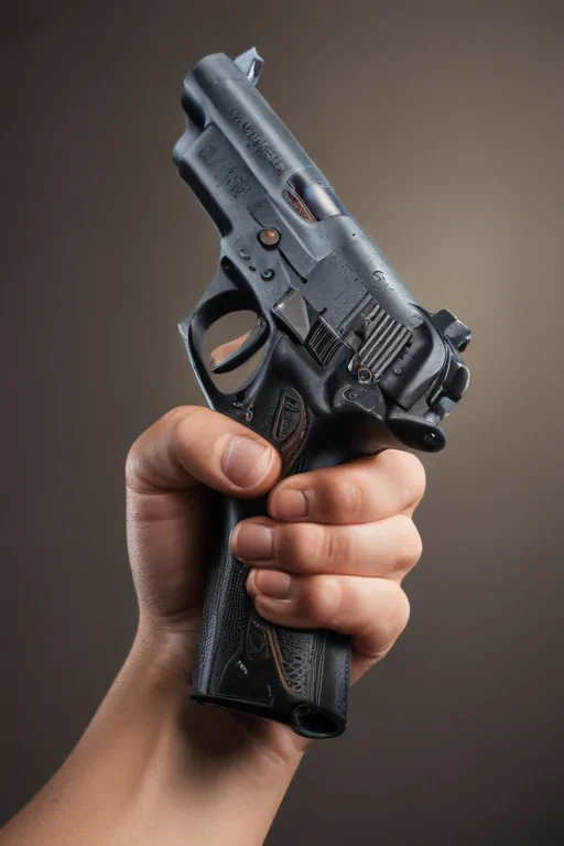 hand with gun png
