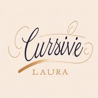 cursive laura