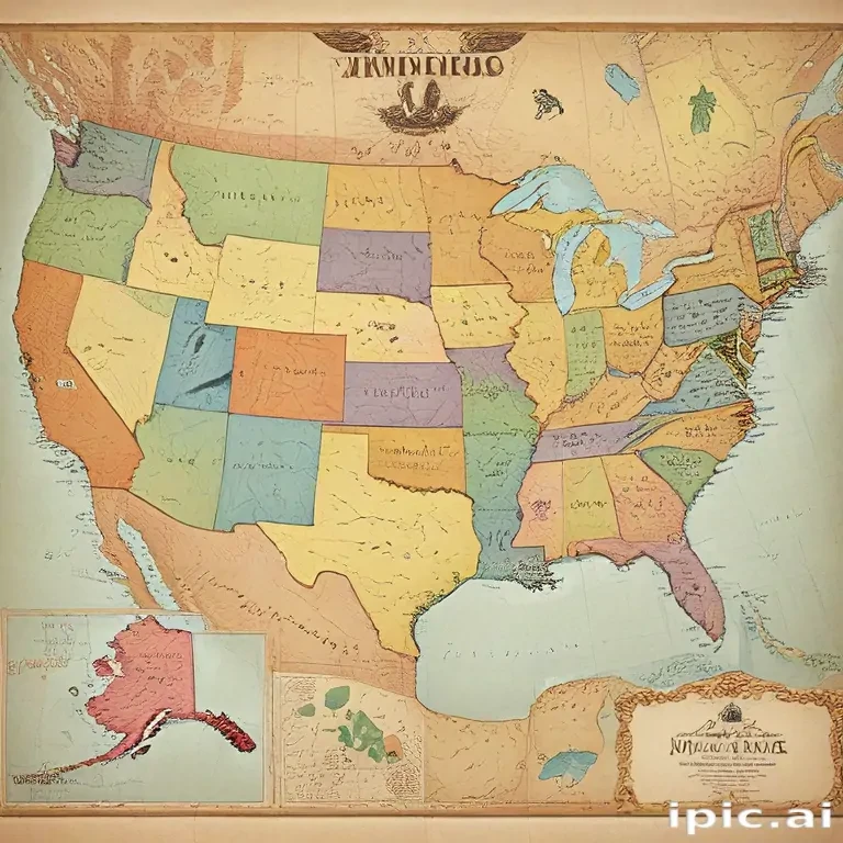 map of united states of america