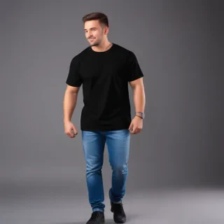 high resolution black t shirt template