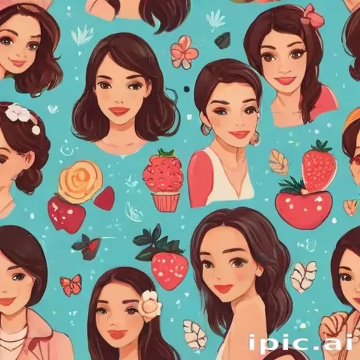 cute women background
