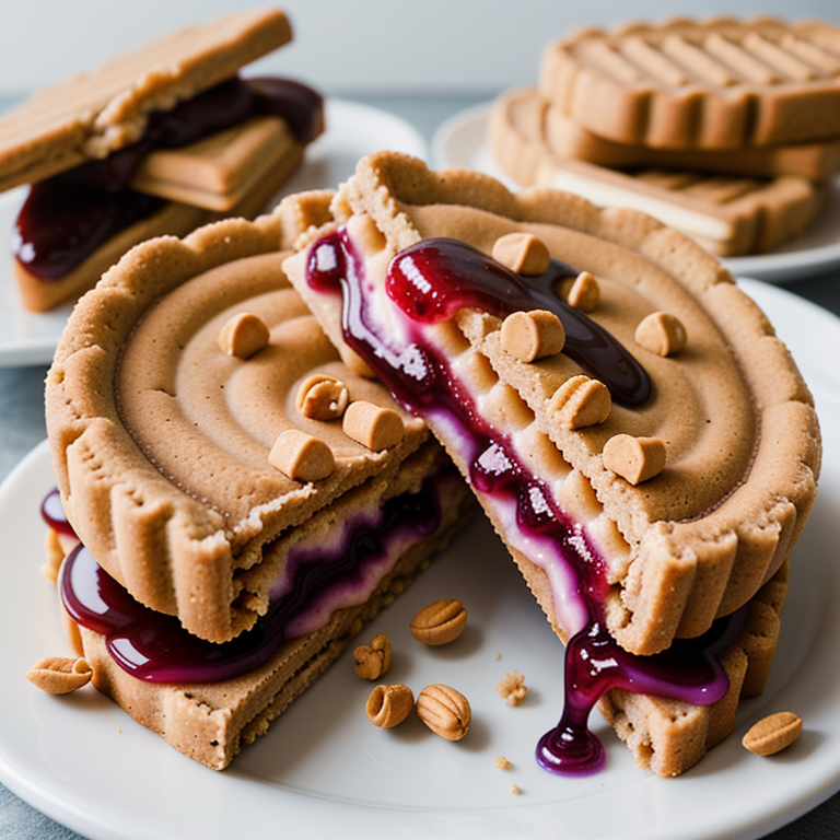 graham cracker peanut butter and jelly