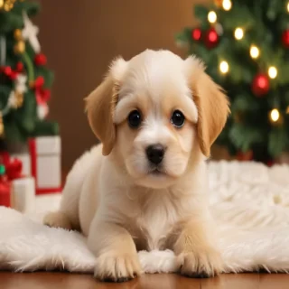 christmas puppy backgrounds