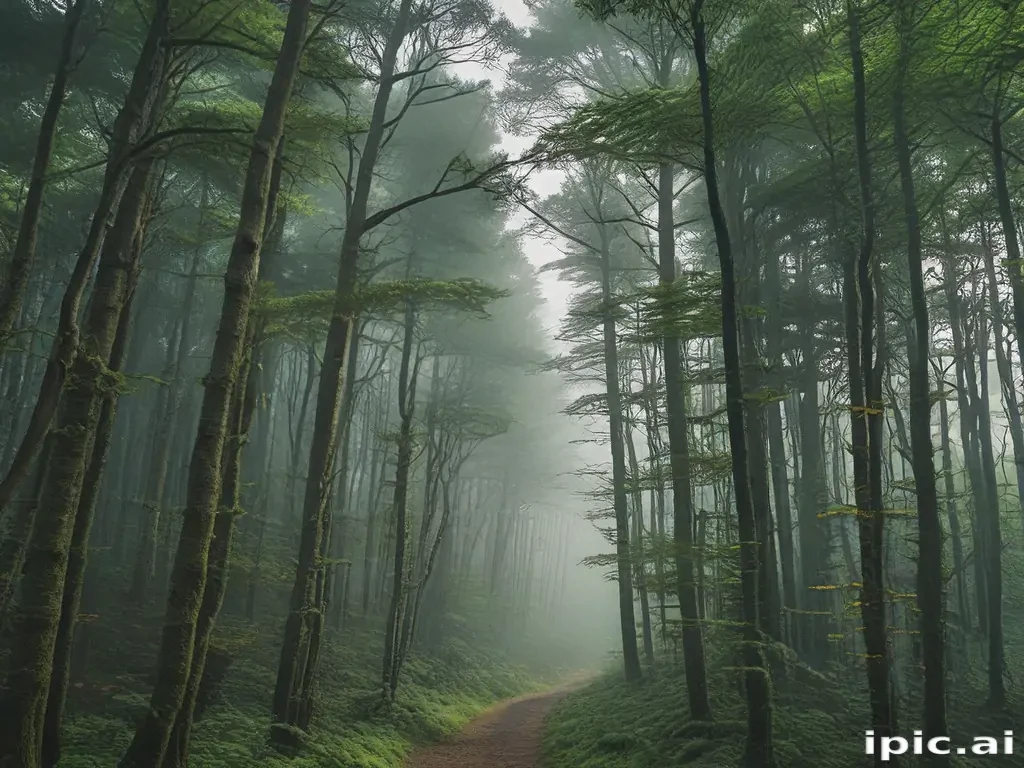 green forest aesthetic