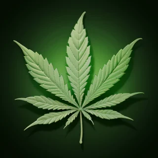marijuana leaf transparent background