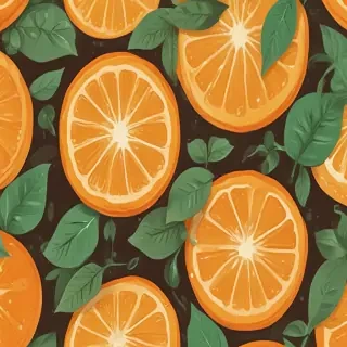 cute orange wallpaper