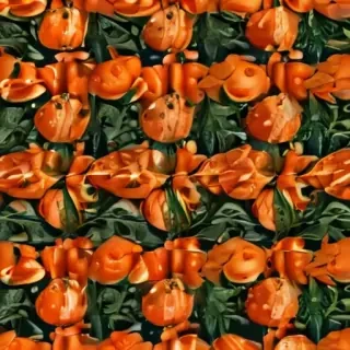 cute orange wallpaper