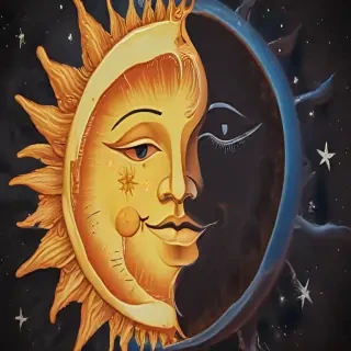 sun and moon