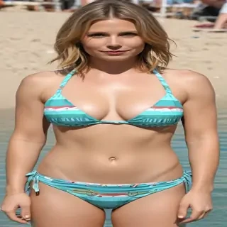 Kirsten Bell in bikini