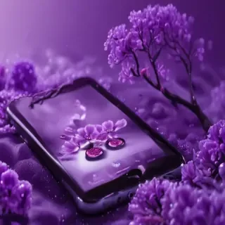 cute purple wallpapers