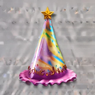transparent background birthday hat