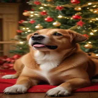 christmas dog photos